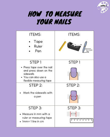 How to measure nails
